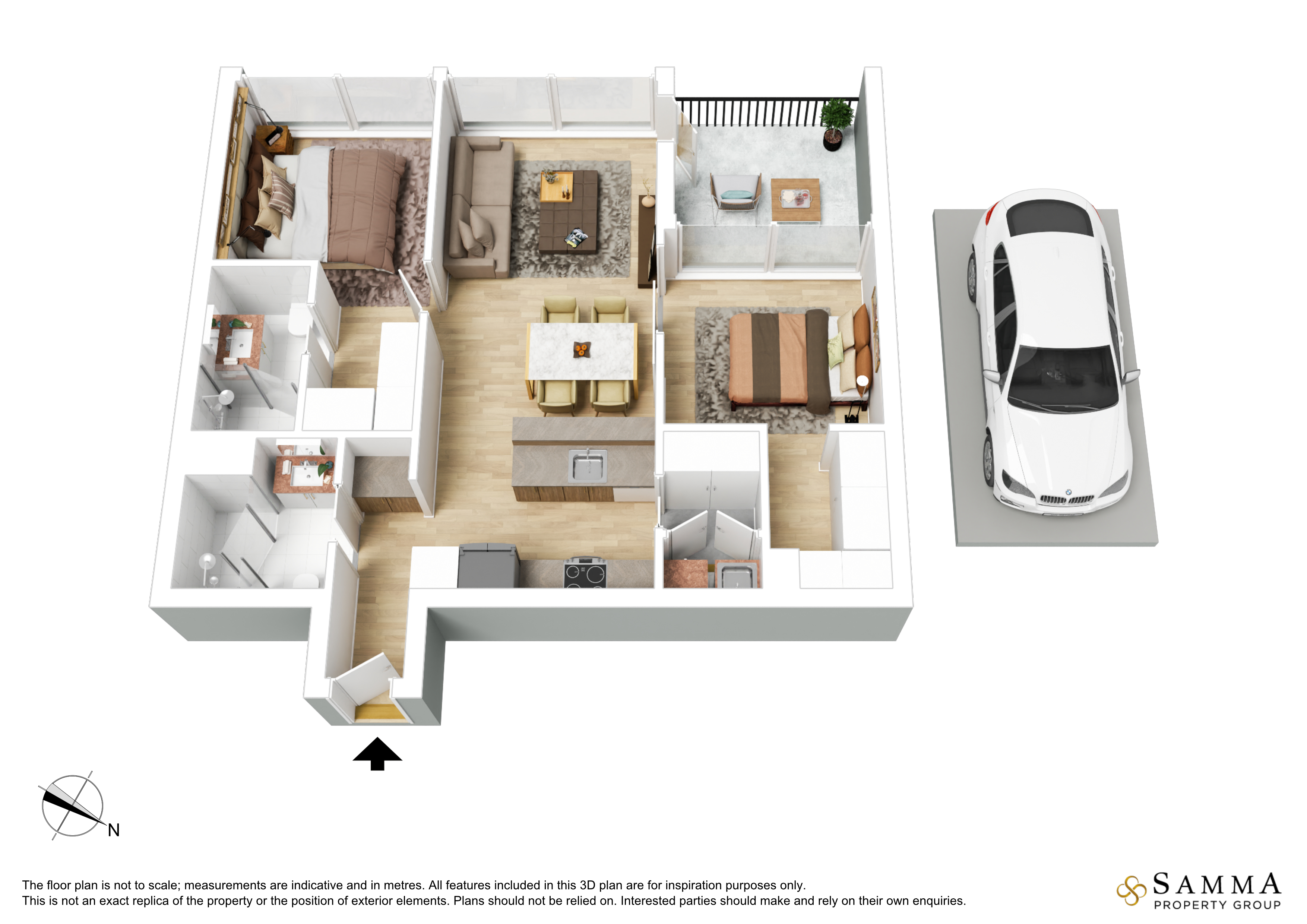 Refined Inner-City Elegance in the Heart of South Melbourne ! floor plan