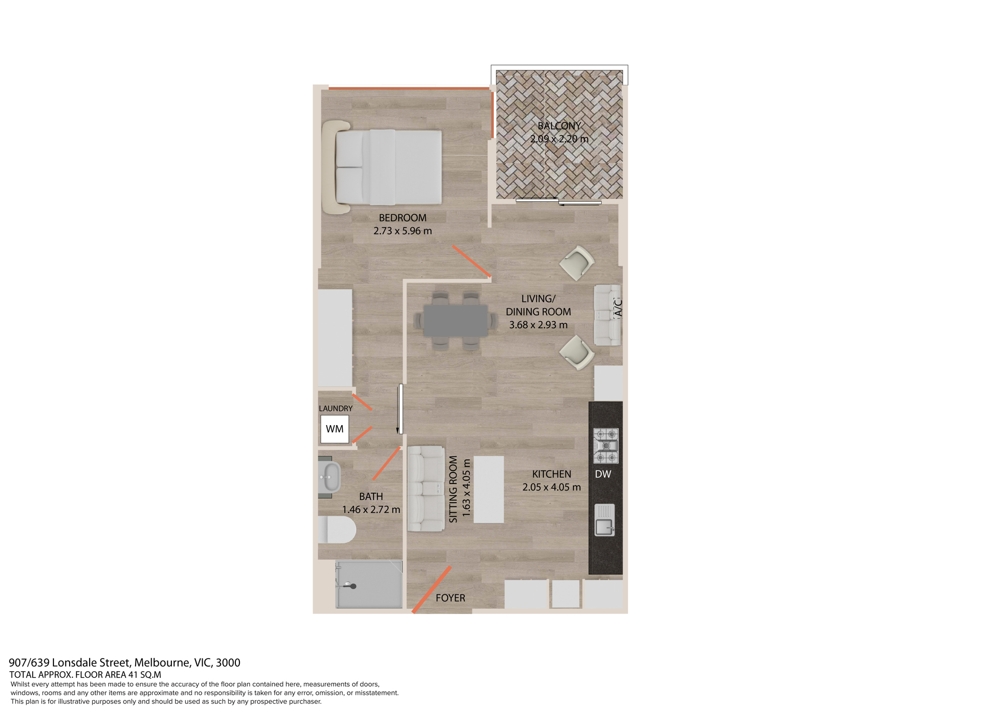 Contemporary Living in the Heart of Melbourne !! floor plan