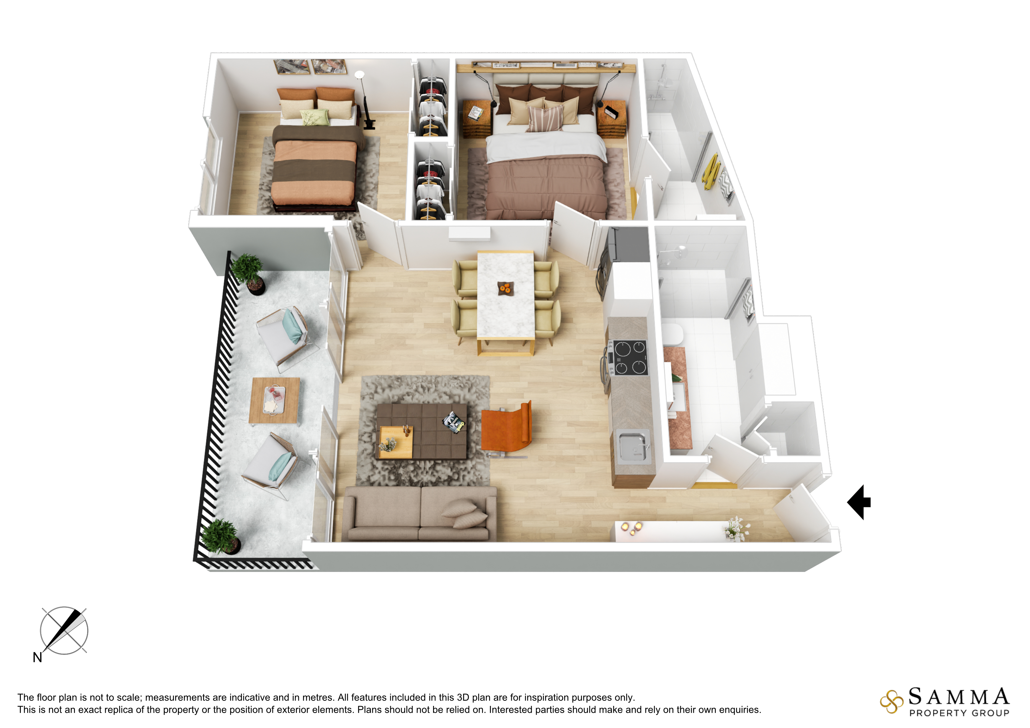 High-Yield CBD Investment with Waterfront Position! floor plan